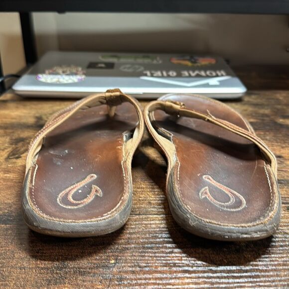 Olukai‎ Brown Leather Sandals Size 8 main image 9